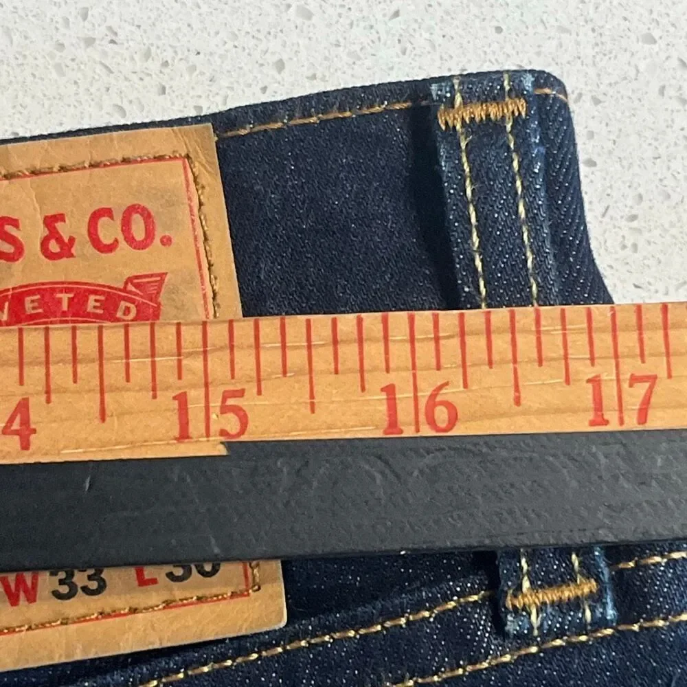 Levi’s 512 Slim Tapered Blue Jeans Tagged 33/30